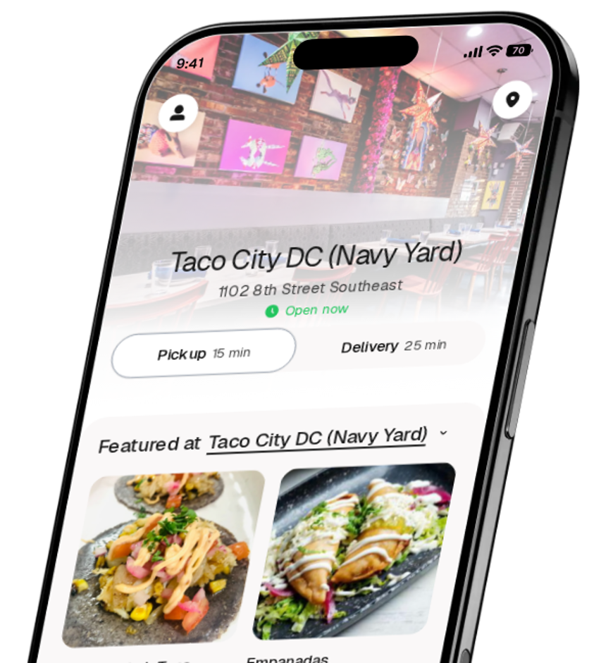 Taco City DC (Navy Yard) app preview