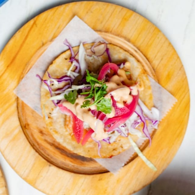 Tinga De Pollo (chicken) Taco.