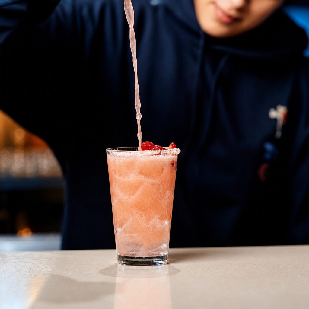 Basil Strawberry Margarita.
