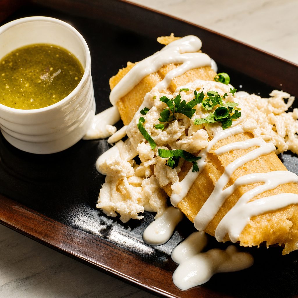 Uchepos (Corn Tamale).